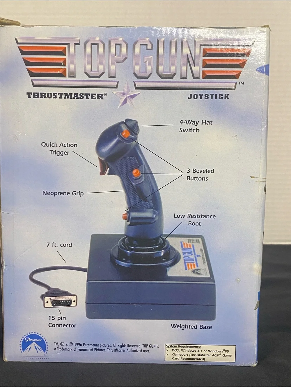 Top Gun official trust master joystick. Just connect and play!